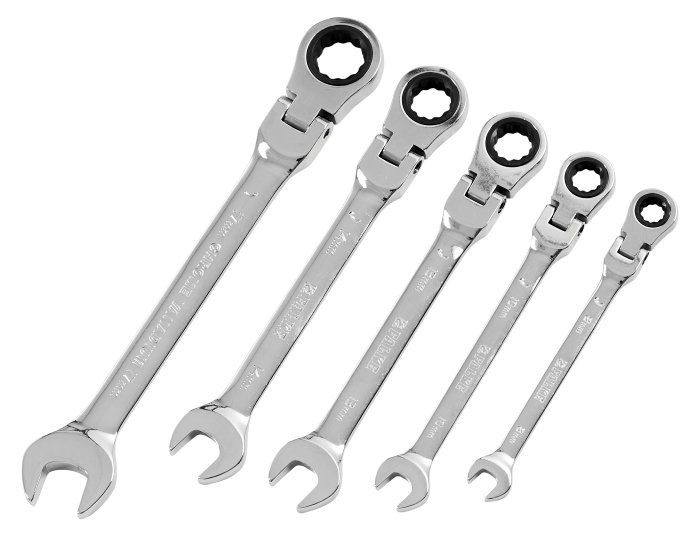 Falke fastnøkkelsett m/skralle - 5 deler